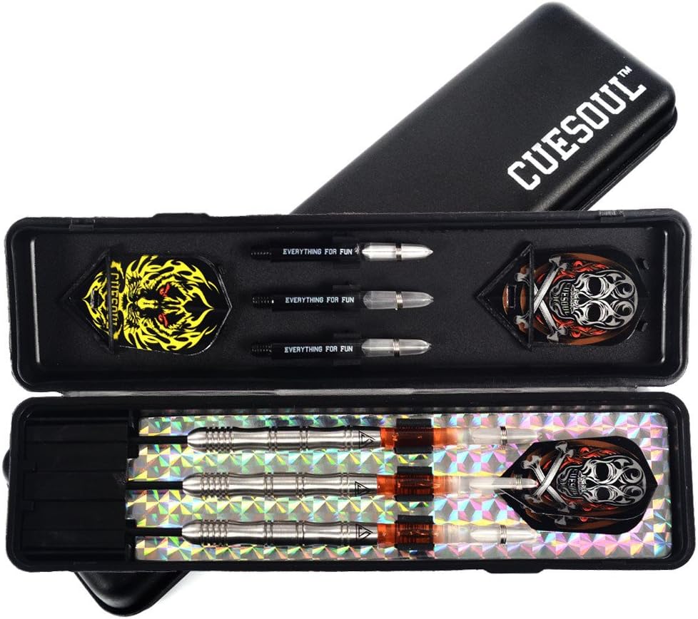 CUESOUL 20 Grams Steel Tip Tungsten Darts - 90% Tungsten