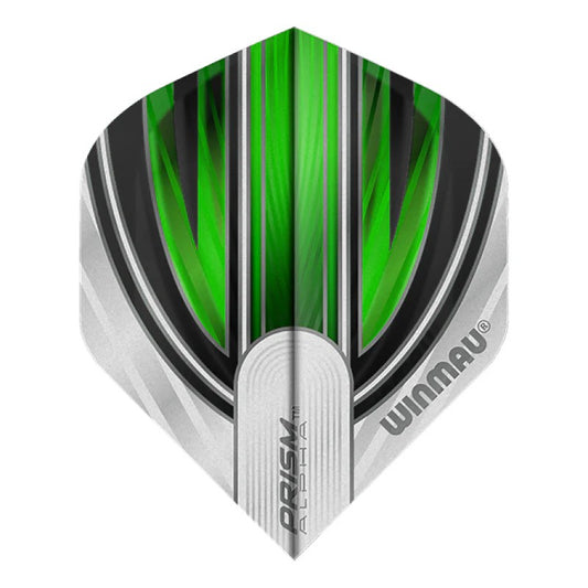 Winmau Prism Alpha White,Black & Green