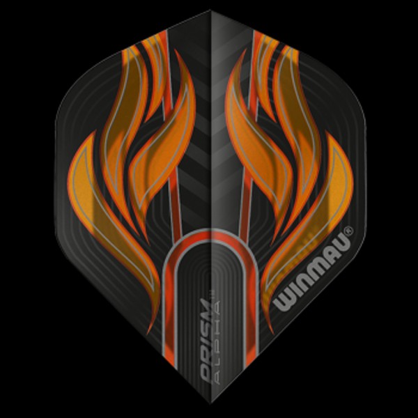 Winmau Prism Alpha  Black & Orange