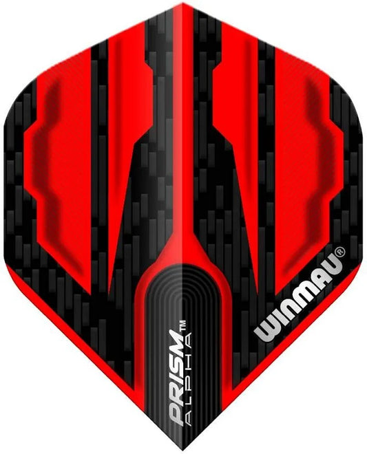 Winmau Prism Alpha Black & Red