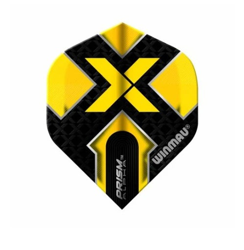 Winmau Prism Alpha Black & Yellow