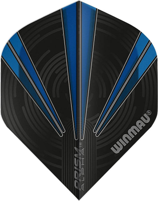 Winmau Prism Alpha Black & Blue
