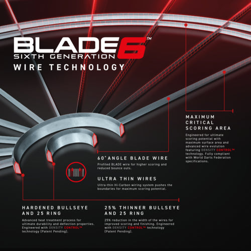 Winmau Blade 6 - Professioneel Dartbord